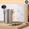 Tanjiae Compact Stainless Steel 100% Airtight Canisters Sets for Small
