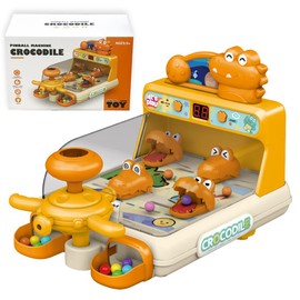 BLIVURIO Interactive Board Game Machine for Gift Toys for Girls and Boys Toys for 3 4 5 6 Year Old Boy,Toddler,15 Challenge Levels, Baby Toy for Early Learning(Orange)