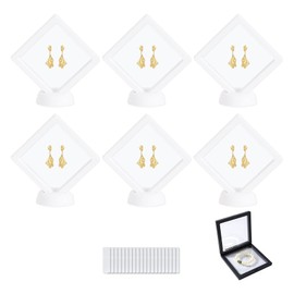 PJTL Rubber Strap, Display Stand, Acrylic Key Holder, Display Case, Display Holder, Aqueous Rust, Sealable, Moisture-Proof, Antioxidant, Toughness, Puncture Resistant, Storage for Accessories, Toys,