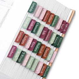 Mr. Pen- Bible Tabs, 75 Tabs, Secret Garden, Laminated Bible Tabs for Women and Men, Bible Tabs for Study Bible, Bible Index Tabs, Bible Book Tabs, Bible Labels Tabs, Mr Pen Bible Tabs