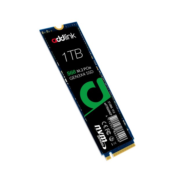 addlink S68 1TB M.2 PCIe Gen3 NVMe Internal SSD -