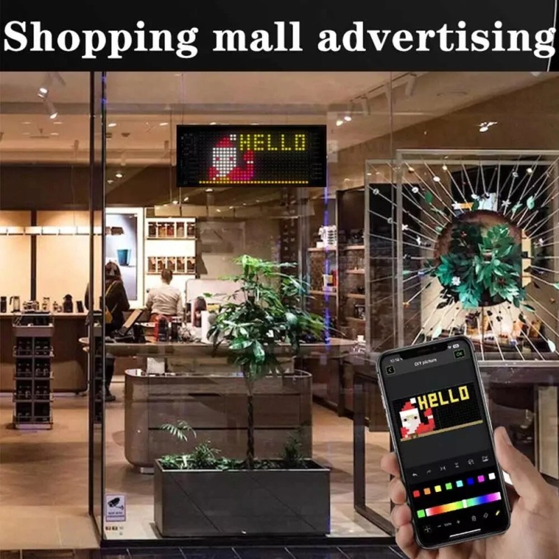 OPRAH 6.8'' Devil Eyes Light for Car LED Display Screen