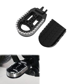 Xitomer Motorcycle Foot Pegs Fit for CRF1100L AFRICA TWIN/DCT 2018-2021 & XL750 TRANSALP 2023-2024 Footrest Wide Foot Pegs Footpeg