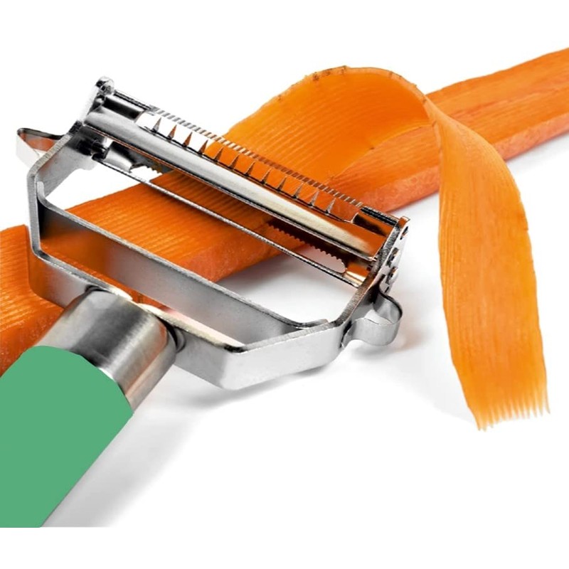 JGR Store Ultra Sharp Stainless Steel Dual Julienne & Vegetable