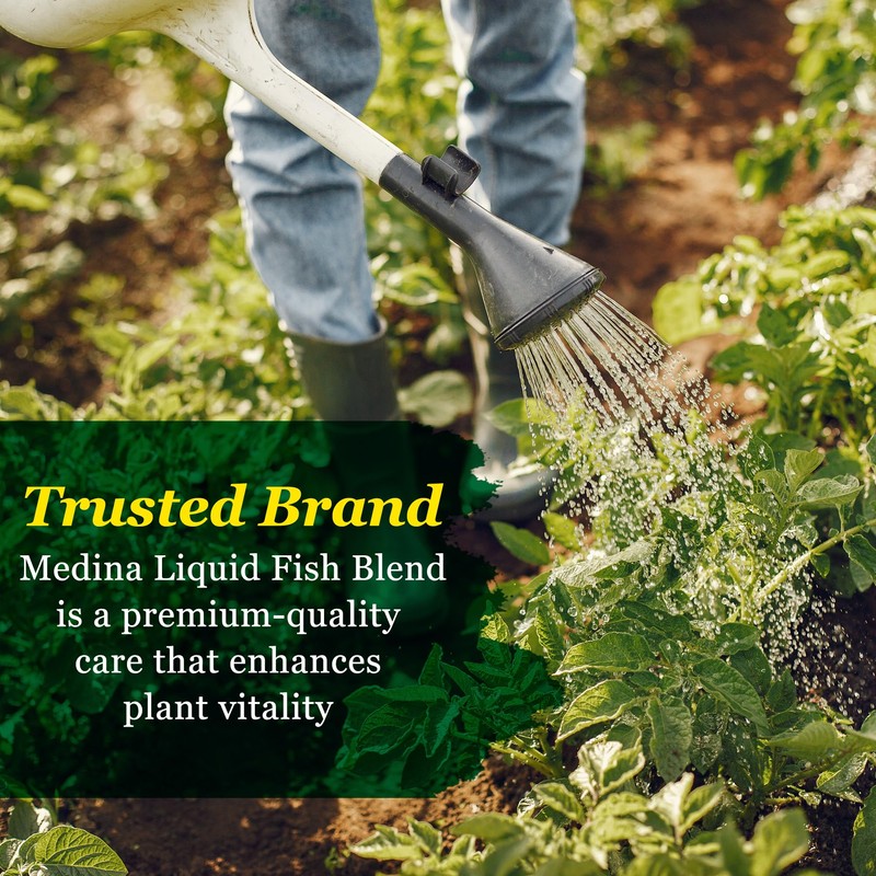 Medina Liquid Fish Blend Quart - 2-3-2 Fertilizer for GRO,