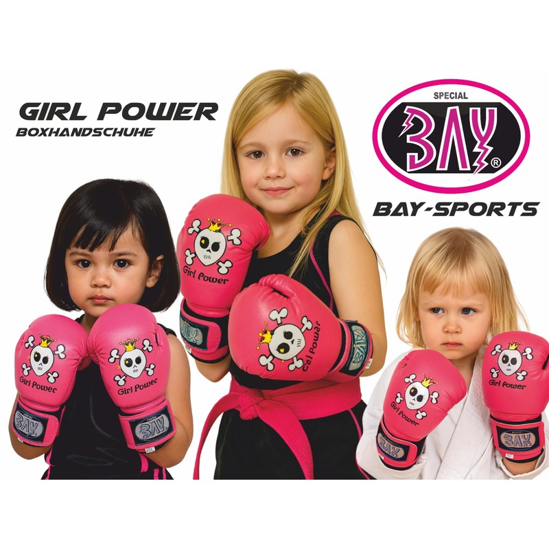 BAY® Girl Power Pink Posa Children's Boxing Gloves (10 oz)