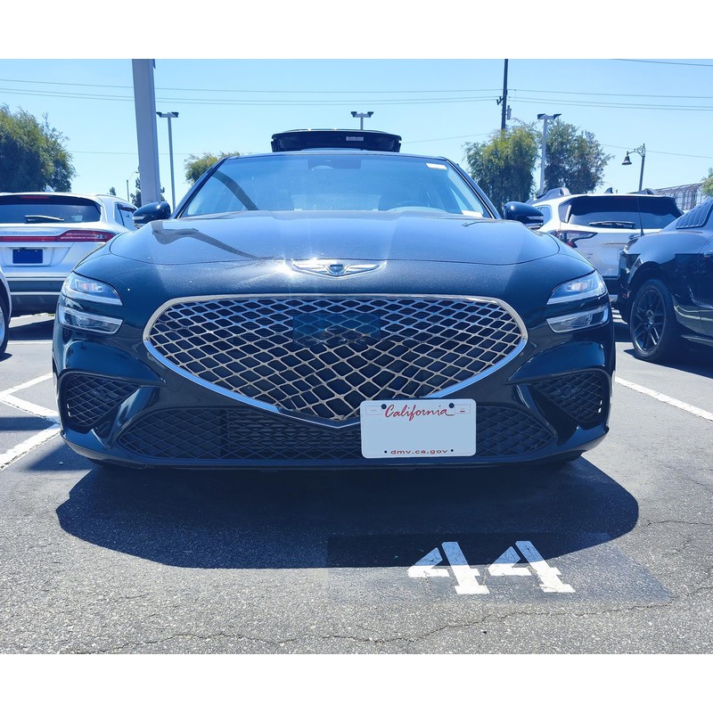 iJDMTOY No Drill Front Grille Mesh Mount License Plate Relocator