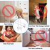 Sliding Cabinet Locks, Child Safety Locks U-Shaped Adjustable Child Proof