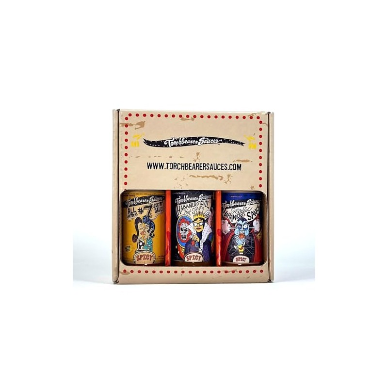 Torchbearer Sauces Hot Sauce 3 Flavor Gift Set - Sultry