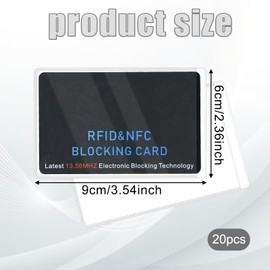 BOHUIZ New Medicare Card Holder Protector Sleeves, 20 Pack Clear PVC Soft Card Sleeves, Waterproof Social Security Cards Protector Sleeve for Business ID Cards