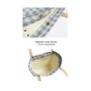 Jeelow Plaid Canvas Shoulder Bag for Women with Snap Closure,