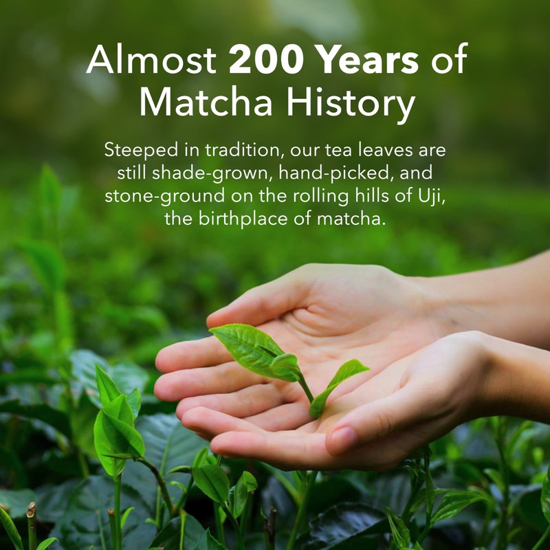 Ujido Matcha Green Tea Powder - Sweetened with Japanese Monk