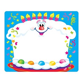 Trend Enterprises Happy Birthday Name Tags, 36 per Package (T-68031)