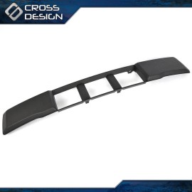 Ajuste para Ford F-150 F150 15-17 paracoques delantero rejilla inferior moldura y soporte de licencia