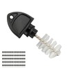100Pcs Beer Plugs Tap Brush Dustproof Multifunctional Nylon Cleaning Brush