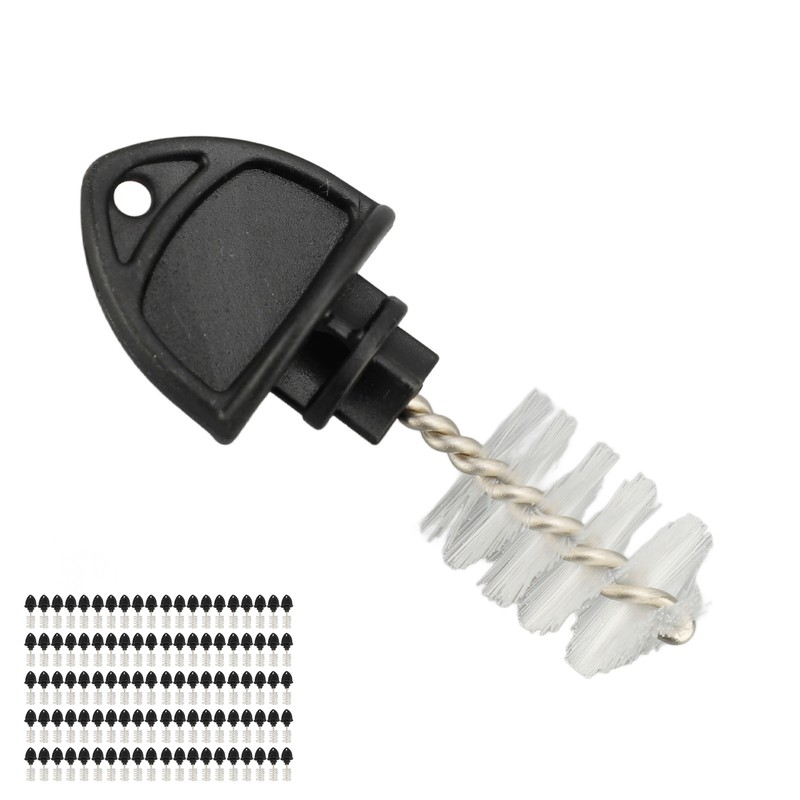 100Pcs Beer Plugs Tap Brush Dustproof Multifunctional Nylon Cleaning Brush