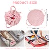 SENLINLIN Lazy Drawstring Makeup Bags, Hot Large-Capacity Travel Cosmetic Pouch,