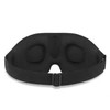 Blindfold sleep eye patch 3D cushion pink black pink