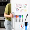 Autoau Whiteboard Marker 12 Colours Magnetic Dry Foil Pen Wipe