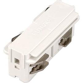 SLV 145561 Electrical Straight Coupler Eutrac 240v 3 Circuit Track White