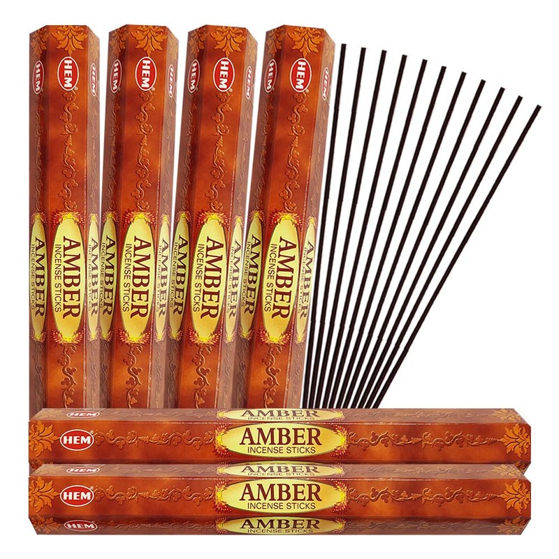 Amber Incense Sticks and Incense Stick Holder Bundle Insence Insense