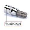 CASOMAN 34 Pieces 3/8-Inch Drive Torx Bit Socket and E-Torx