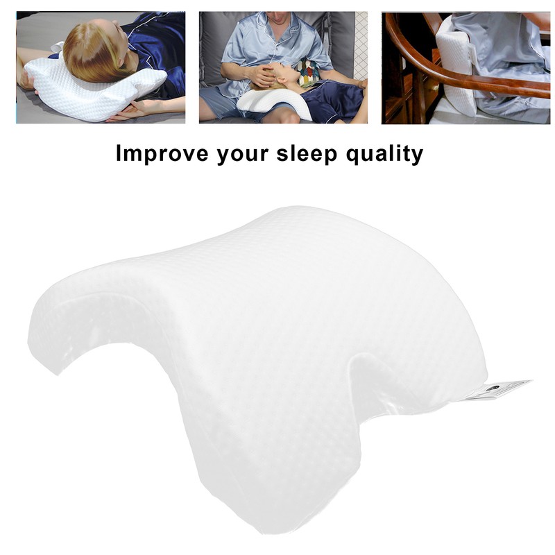 Arched Shaped Cuddle Arm Pillows Slow Rebound Pressure Pillow Memory