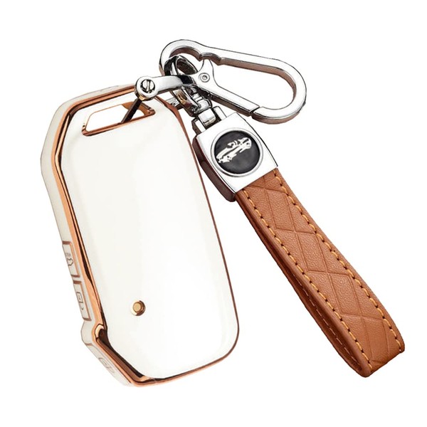 ontto 3 Button Key Chain Cover Fit for Kia Telluride