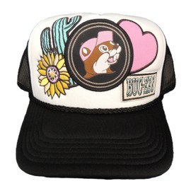 Buc-ee's 2025 Hat Collection Headwear Snapback Proflex Baseball Trucker Hats Unisex Mens Women Ponytail (US, Alpha, One Size, Adult, Trucker Love)