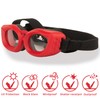 Dog Goggles Small Breed, UV/Wind/Dust/Fog Protection Pet Sunglasses with Adjustable