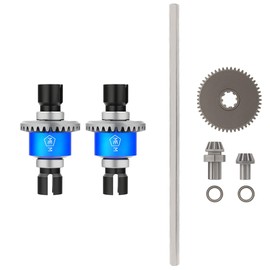 Mesimsple Front Rear Differential Diff Spur Input Gear Kit for Hyper Go 1/14 14301 14302 14303 RC Car Upgrade Parts