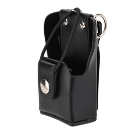 Funda de cuero Funda de transporte Funda para GP328plus/GP338plug/GP344/GP388 Radio Walkie Talkie con cordón/clip trasero
