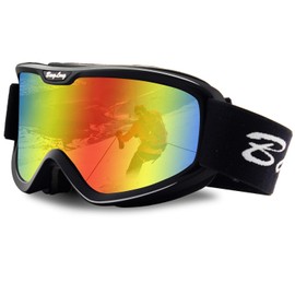 BangLong Ski Goggles Snowboard Goggles for Glasses Wearers Men Women Snow Goggles OTG UV Protection Anti Fog Ski Goggles for Winter Sports, Skiing, Skating