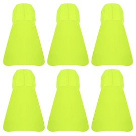 PATIKIL Hard Hat Sun Shade, 6 Pack Sun Protection Neck Shade Cooling Skull Cap Fishing Hats Neck Protector for Hiking Riding Outdoor, Fluorescent Green