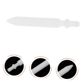 Ciieeo Pack of 100 Marking Pen Tips, Felt Tip Pens with Fine Tip Tips for Colouring Pencils, Sketching Colour Markers, Marker Pen Dots, Colours, Replacement Parts, Student Brush, Nylon, White