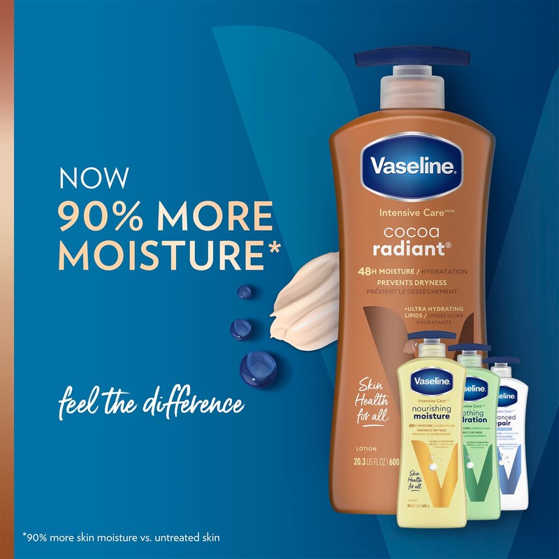 Vaseline Intensive Care Body Lotion for Women & Men -
