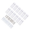 12Pcs Wall Mount Standoff Screw Stainless Steel Mounting Screw for