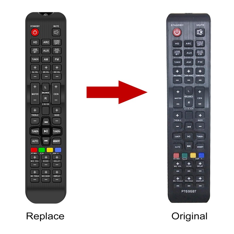 PT696BT Replaced Remote fit for Pyle Home Theater Receiver