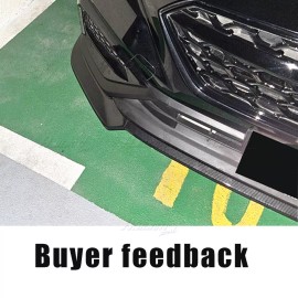 MQ For 2022-2024 Subaru WRX ST Style Front Bumper Lip Splitter Body Kit Carbon Look