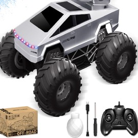 Innofans Remote Control Car, 1:16 RC Cars Scale All Terrain Electric Vehicle, LED Lights Car Toys Monster Trucks, Brithday Gift for Boys Girls & Adults