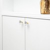 Yesmin Crystal Door Knobs,2 Pcs 40MM Crystal Drawer Carbinet Door