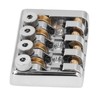 4 String Headless Electric Bass Bridge Zinc Alloy Brass Bridge