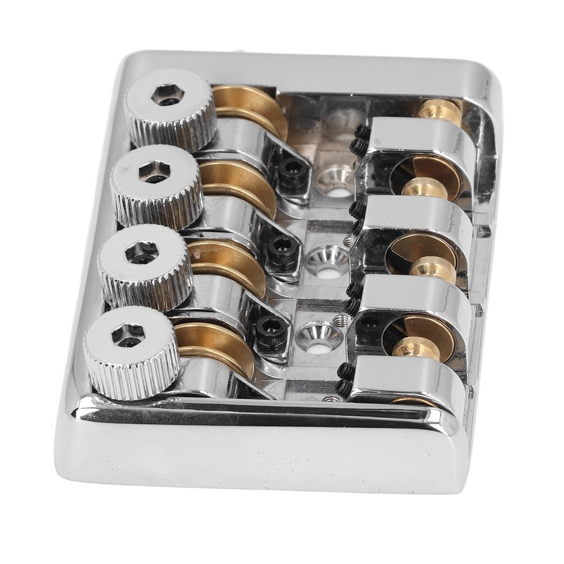 4 String Headless Electric Bass Bridge Zinc Alloy Brass Bridge