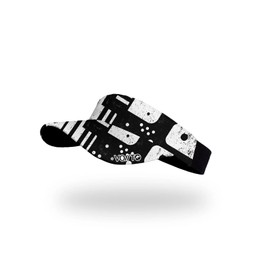 Waterproof Sports Visor Reflective Absorbent Ideal for Running Hiking Gym Efigie Black