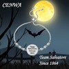 CENWA Team Damon/Stefan/Salvatore Since 1864 - Pulsera ajustable para regalo