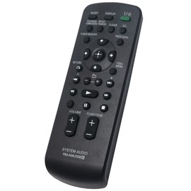 Replace Remote RM-AMU009 RM-AMU008 Compatible with Sony Mini Hi-Fi Component System MHC-EC909iP MHC-EC79i CMT-LX20i MHC-EC69i MHC-EC99i CMT-BX50BTi MHC-EC78Pi MHC-EC98Pi MHC-EC68Pi CMT-BX20i