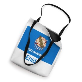 Enid, Oklahoma USA Flag Souvenir Tote Bag