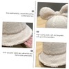 Ipetboom Stylish Warm Bunny Ears Hat Soft Plush Winter Fisherman