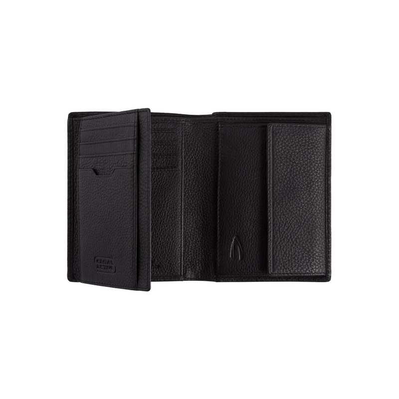 camel active Macau Herren Geldbörse Hochformat RFID Leder Mittelgroß Schwarz
