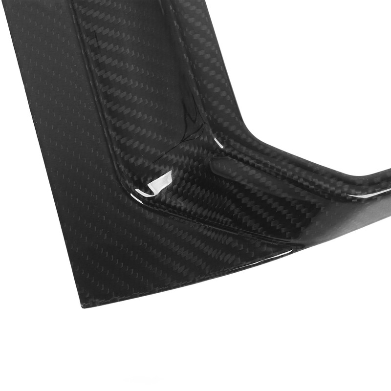 Car Gear Box Cover Trim Carbon Fiber Console Shifter Panel